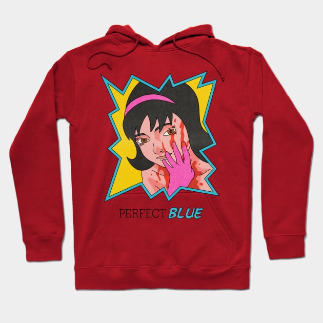 Perfect Blue Hoodie by BryanWestArt